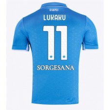 SSC Napoli Romelu Lukaku #11 Hjemmedrakt 2024-25 Kortermet